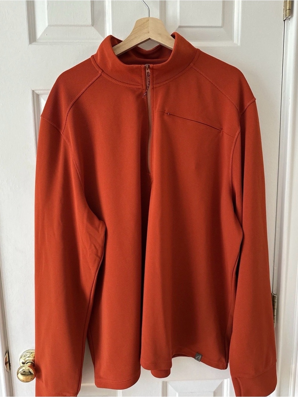 L.L. Bean Men's Zip-Up Sweater in Rust size XXL new